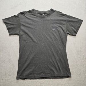 No Fear Streetwear Grunge Thermal Tee Gray Large Distressed Y2K